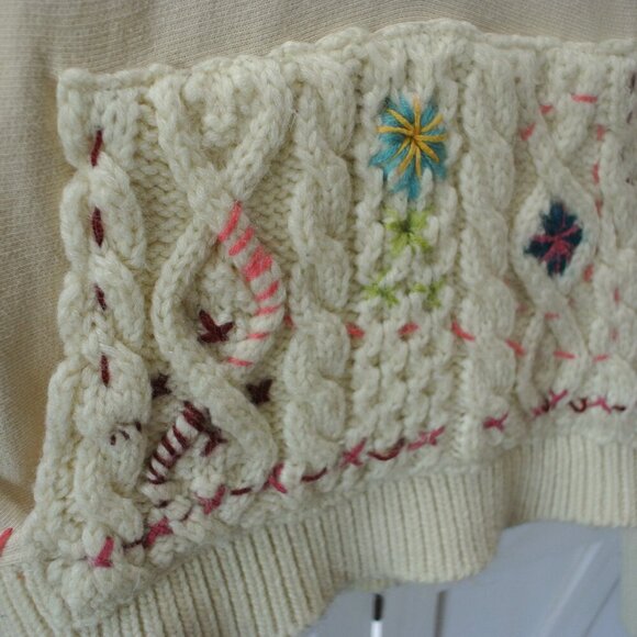 Free People Mixed Media Wool Blend Hooded Sweater - Picture 5 of 7